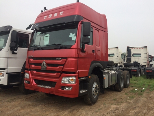 Aman Pembayaran Sinotruk HOWO 6X4 Traktor Truk 371HP/420HP Heavy Duty Truk Cina
