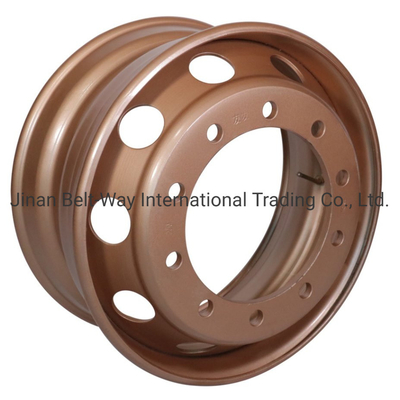 Steel Heavy Duty Truck Wheel Rim ISO9001 Bersertifikat dan Pembayaran Dukungan dalam USD