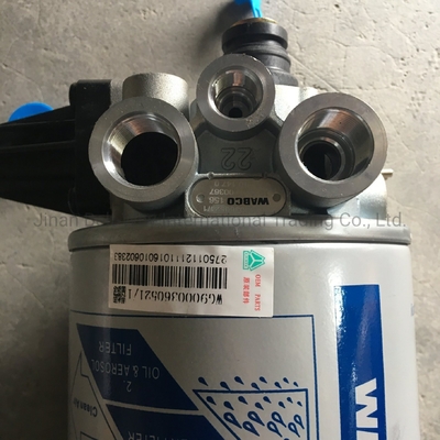 Sertifikasi GS Sinotruk HOWO Bagian Hoka Truck Brake System Air Dryer WG9000360521
