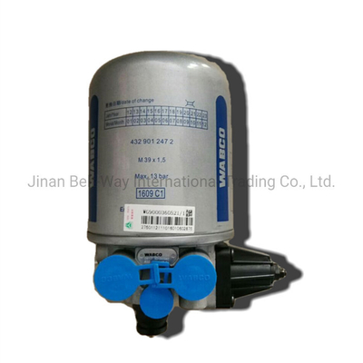 Sertifikat ISO9001 untuk suku cadang truk berat 70005 612600081334 Air Dryer Wg9000360521