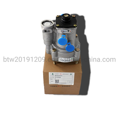 Outlet katup trailer Bagian sistem pengemudi truk tahan lama Wg9000360525 dengan gas