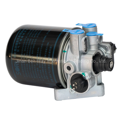 Bagian-bagian sistem rem transmisi Wg9100368471 Air dryer assembly untuk truk HOWO bekas