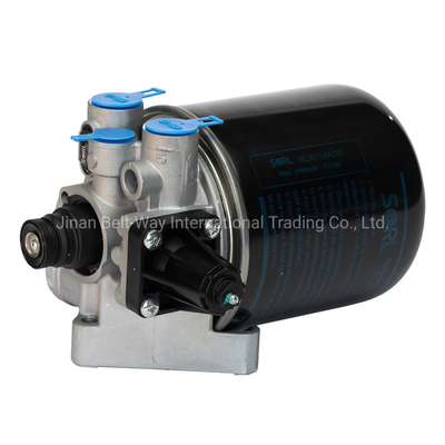 Bagian-bagian sistem rem transmisi Wg9100368471 Air dryer assembly untuk truk HOWO bekas