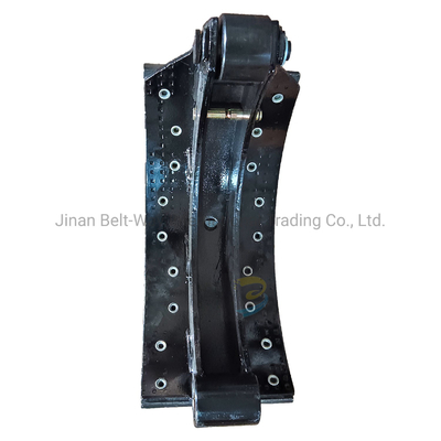 Dijamin Shacman depan sepatu rem Assy 81502010137 dengan lapisan rem dan kinerja
