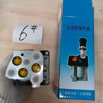 HOWO 371HP Dump Truck Hydraulic Manual Air Control Valve 14750652h dengan Mesin Weichai