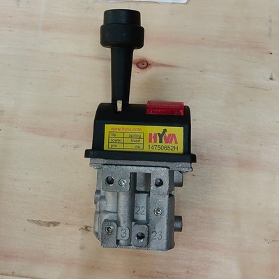 HOWO 371HP Dump Truck Hydraulic Manual Air Control Valve 14750652h dengan Mesin Weichai