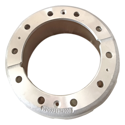 Sinotruk HOWO Truck Rear Brake Drum AZ9112340006 untuk Wd615/Wd618/Wp10/Wp12 Model Mesin