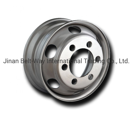 Custom Steel Heavy Duty Truck Wheel Rim dengan Sertifikasi ISO9001 dan Desain Khusus