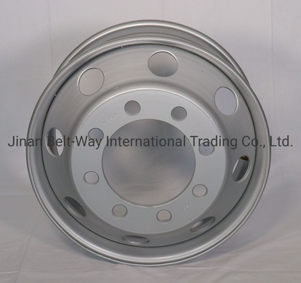 Custom Steel Heavy Duty Truck Wheel Rim dengan Sertifikasi ISO9001 dan Desain Khusus