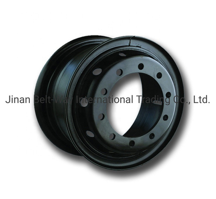 Custom Steel Heavy Duty Truck Wheel Rim dengan Sertifikasi ISO9001 dan Desain Khusus
