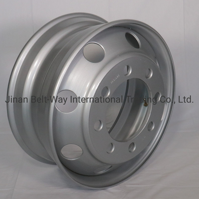 Custom Wide Range Steel Heavy Duty Truck Wheel Rim untuk Pengangkutan Berat