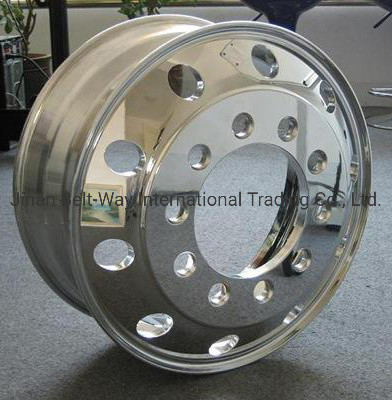 Custom Wide Range Steel Heavy Duty Truck Wheel Rim untuk Pengangkutan Berat
