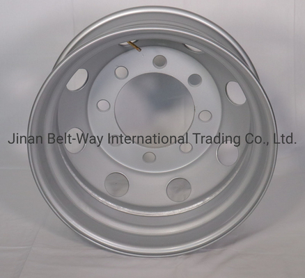 Steel Heavy Duty Truck Wheel Rim ISO9001 Bersertifikat dan Pembayaran Dukungan dalam USD
