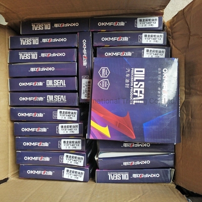 100% diuji standar asli Shacman truk suku cadang depan Hub Oil Seal 113X140X12