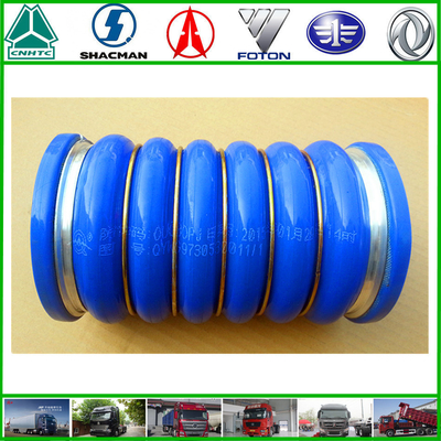 HOWO truk suku cadang Intercooler Input Hose WG9730530011 untuk dukungan dalam pembayaran USD