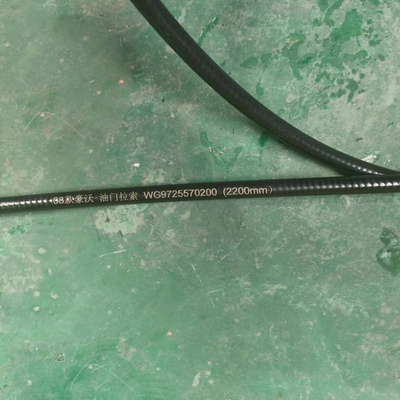 Sinotruk HOWO Truck Throttle Cable Wg9725570200 dengan Paket Berat Bruto 3.340kg