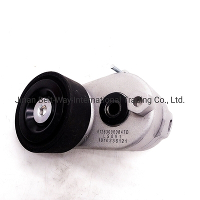 Custom Made HOWO Vg2600060313 Truck Belt Tensioner Pulley untuk Mesin Sinotruk Weichai