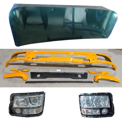Shacman Delong F3000 F2000 Truck Parts Bumper DZ93189932130 15,5 Kgs untuk truk tugas berat