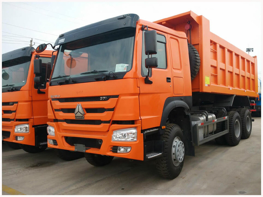 25 Ton Sinotruk HOWO Dump Truck dengan Dimensi 5800*2300*1500 dan Kapasitas Mesin&gt;8L