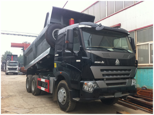 25 Ton Sinotruk HOWO Dump Truck dengan Dimensi 5800*2300*1500 dan Kapasitas Mesin&gt;8L