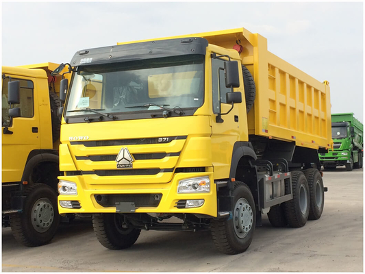 25 Ton Sinotruk HOWO Dump Truck dengan Dimensi 5800*2300*1500 dan Kapasitas Mesin&gt;8L