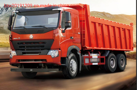 Gaya Angkat Depan 6X4 336 371 Tipper Sinotruck HOWO Dumper Truck dengan Kapasitas Tinggi