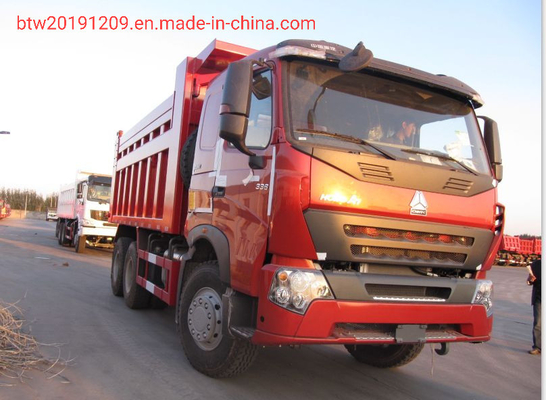 Gaya Angkat Depan 6X4 336 371 Tipper Sinotruck HOWO Dumper Truck dengan Kapasitas Tinggi