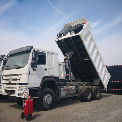 6X4 Shacman dan HOWO Dump Truck 10 Roda Second Hand Tipper Truck dengan konfigurasi