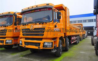 Truk kargo Cina digunakan Shacman Truk dump 6 * 4 dengan mesin Weichai 340HP 380HP 420HP