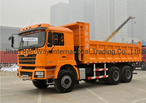 Truk kargo Cina digunakan Shacman Truk dump 6 * 4 dengan mesin Weichai 340HP 380HP 420HP