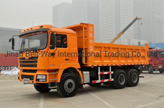 Truk kargo Cina digunakan Shacman Truk dump 6 * 4 dengan mesin Weichai 340HP 380HP 420HP