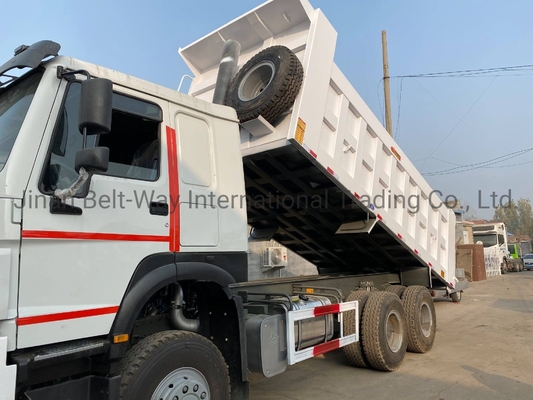 Jual Sinotruk HOWO 6X4 Dump Trucks dengan sertifikasi ban ISO dan 351-450hp tenaga kuda