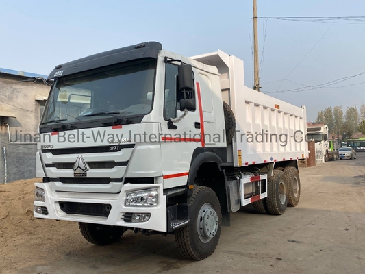 Jual Sinotruk HOWO 6X4 Dump Trucks dengan sertifikasi ban ISO dan 351-450hp tenaga kuda