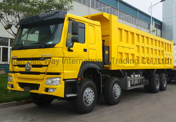 HOWO 12 Roda 8*4 60ton Truk Pengeboran Truk Tipper 8*4 untuk Pengangkutan Tugas Berat