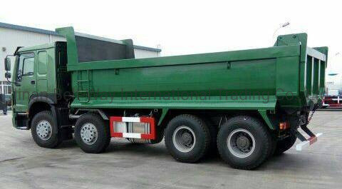 HOWO 12 Roda 8*4 60ton Truk Pengeboran Truk Tipper 8*4 untuk Pengangkutan Tugas Berat