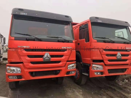351-450hp HOWO 6X4 16 20 Meter Kubik 10 Wheel Tipper Truck dengan Desain Ban Tubeless
