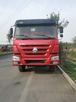 351-450hp HOWO 6X4 16 20 Meter Kubik 10 Wheel Tipper Truck dengan Desain Ban Tubeless
