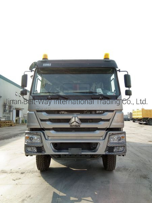 Second hand 7.3m HOWO Diesel Dump Truck 8*4 371HP dalam waktu pengiriman yang diperkirakan