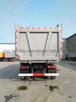 Second hand 7.3m HOWO Diesel Dump Truck 8*4 371HP dalam waktu pengiriman yang diperkirakan