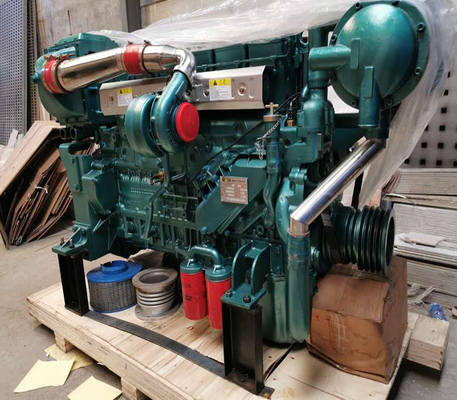 Sinotruk HOWO Truk Berat 6 Silinder Mesin Diesel Wd615.47 dengan 9.726L Displacement