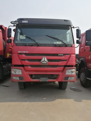 Sinotruk HOWO Truk Pengeboran Truk Tipper Berat 5800*2300*1500mm dengan Konsumsi