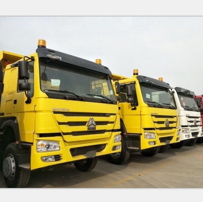 Setelah Dumping Heavy Duty 336-375 HP Dikonsumsi Dump Truck 6 * 4 Tipper dengan Kapasitas Mesin&gt; 8L