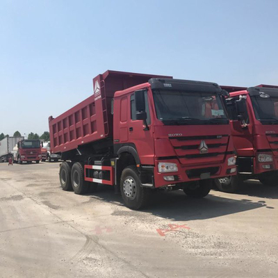 Setelah Dumping Heavy Duty 336-375 HP Dikonsumsi Dump Truck 6 * 4 Tipper dengan Kapasitas Mesin&gt; 8L