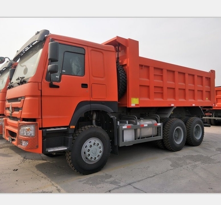 Setelah Dumping Heavy Duty 336-375 HP Dikonsumsi Dump Truck 6 * 4 Tipper dengan Kapasitas Mesin&gt; 8L