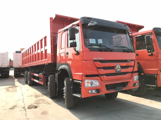 ISO bersertifikat 12 Wheeler LHD Sinotruk HOWO 8X4 RC Truck Tipper 60ton Dump Truck Dumper