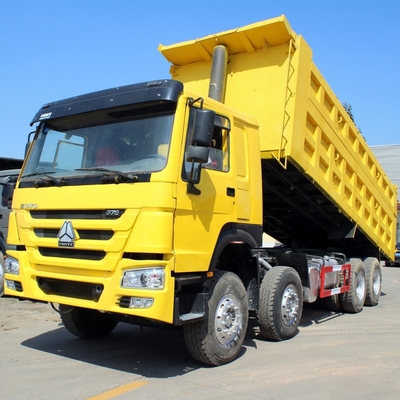 Truk berat bekas HOWO 6*4 8*4 Truk dump dump dengan kapasitas mesin> 8L