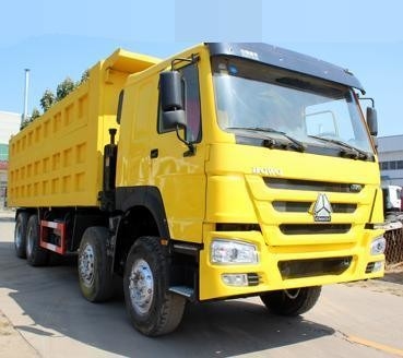 Truk berat bekas HOWO 6*4 8*4 Truk dump dump dengan kapasitas mesin> 8L