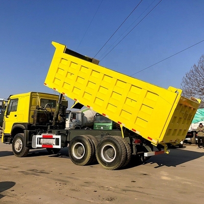 Truk berat bekas HOWO 6*4 8*4 Truk dump dump dengan kapasitas mesin> 8L