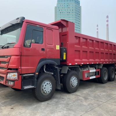 Truk berat bekas HOWO 6*4 8*4 Truk dump dump dengan kapasitas mesin> 8L