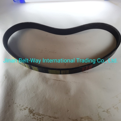 Bagian Sistem Pengemudi Roda Sinotruk HOWO Tali Penggemar Truk 6pk783 Vg1500090066 Hitam
